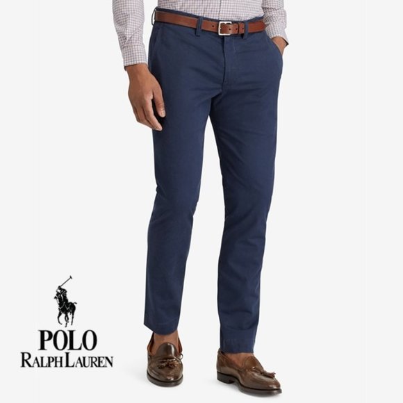 Polo Ralph Lauren Men's Straight-Fit Blue Pants